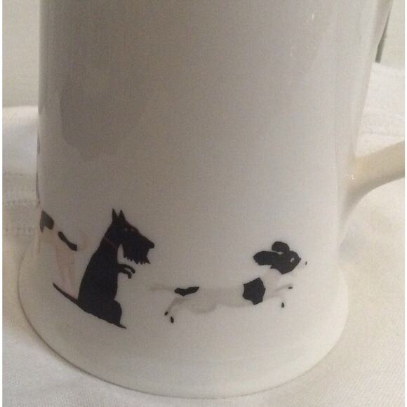 NEW FENELLA SMITH ADORABLE DOG CANINE PORCELAIN CREAMER PITCHER - Picture 4 of 6